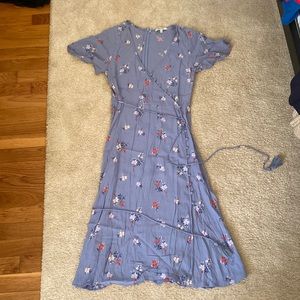Periwinkle Madewell MIDI Dress